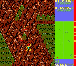 Capture d'écran de Rock Climber – jeu d'arcade Sega