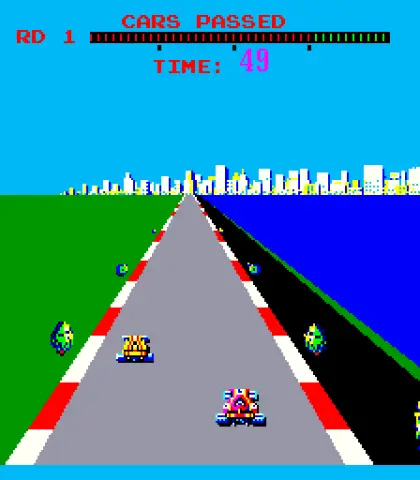 Capture d'écran de Turbo – jeu d'arcade Sega