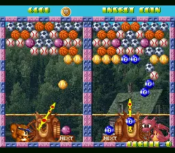 Capture d'écran de Cookie & Bibi 2 – jeu d'arcade SemiCom