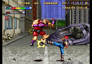 Capture d'écran de Mutation Nation – jeu d'arcade SNK