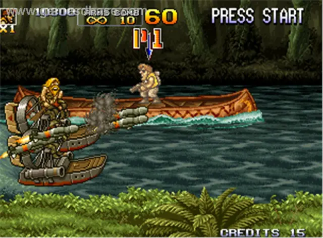 Capture d'écran de Metal Slug 5 – jeu d'arcade SNK Playmore