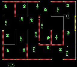 Capture d'écran de Frenzy – jeu d'arcade Stern Electronics