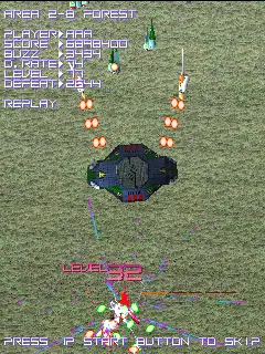 Capture d'écran de Psyvariar: Revision – jeu d'arcade Success