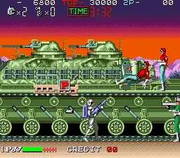 Capture d'écran de Spark Man – jeu d'arcade SunA Electronics