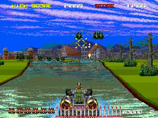 Screenshot van Aqua Jack – arcadespel Taito
