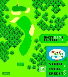 Capture d'écran de Birdie King 3 – jeu d'arcade Taito