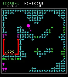 Capture d'écran de Crazy Balloon – jeu d'arcade Taito