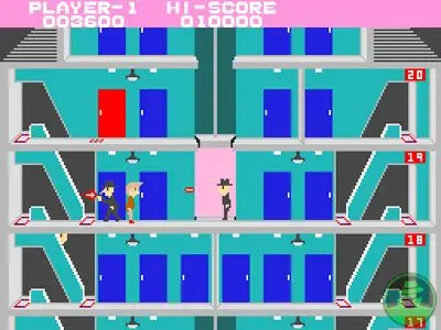 Screenshot of Elevator Action – arcade game Taito