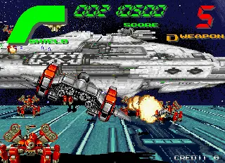 Screenshot of Galactic Storm – arcade game Taito