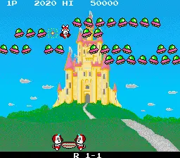 Capture d'écran de Plump Pop – jeu d'arcade Taito