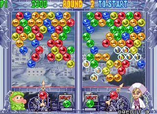 Capture d'écran de Puzzle Bobble 4 – jeu d'arcade Taito