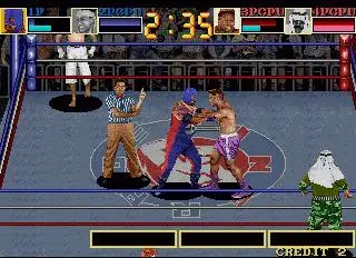 Screenshot of Ring Rage – arcade game Taito