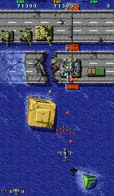 Screenshot of Twin Hawk – arcade game Taito