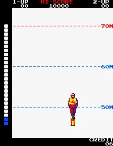 Capture d'écran de Dynamic Ski – jeu d'arcade Taiyo