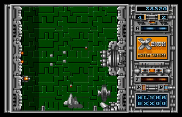 Capture d'écran de Xenon – jeu d'arcade The Bitmap Brothers