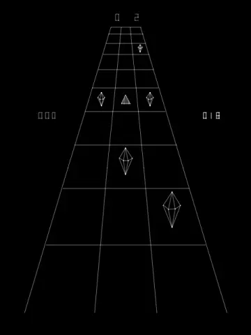 Capture d'écran de Barrier – jeu d'arcade Vectorbeam