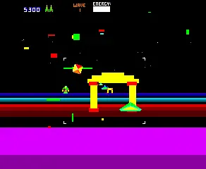 Screenshot von Blaster – Arcade-Spiel Williams