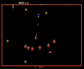 Capture d'écran de Robotron: 2084 – jeu d'arcade Williams