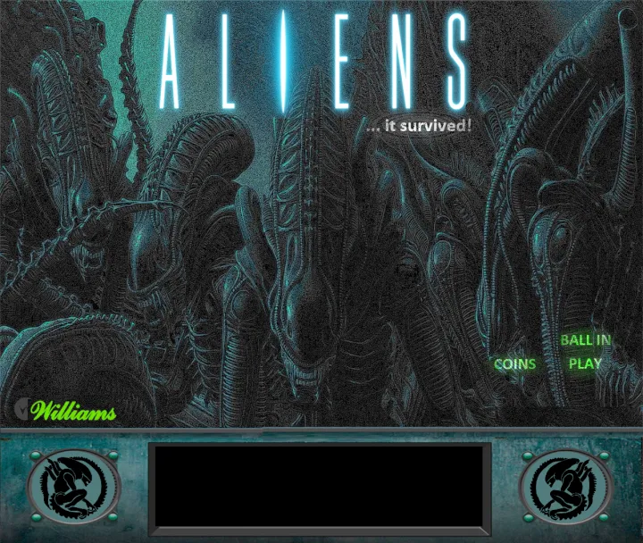 Fronton de la table Alien Nostromo