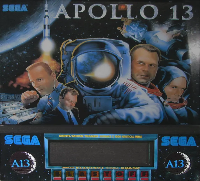 Fronton de la table Apollo 13
