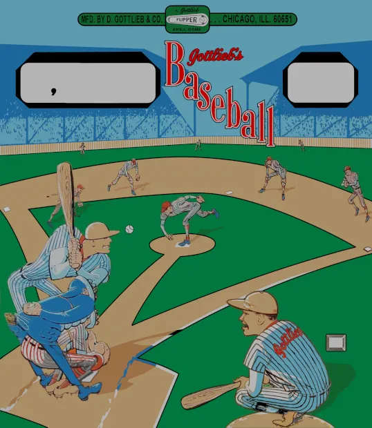 Fronton de la table Baseball