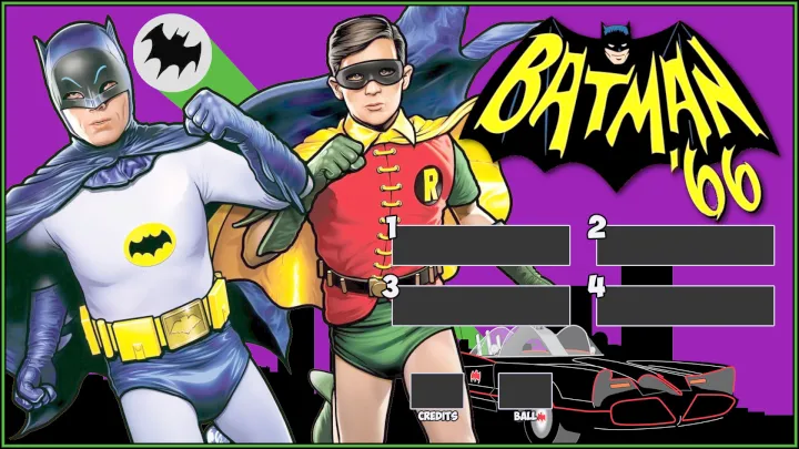 Fronton de la table Batman 66