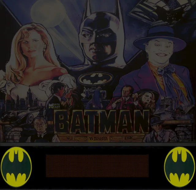 Fronton de la table Batman