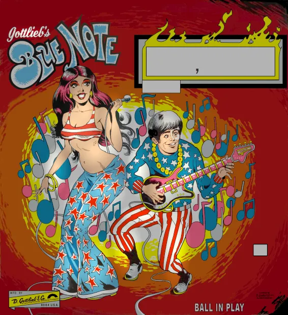 Fronton de la table Blue Note