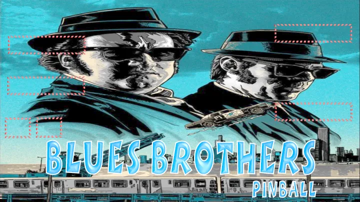 Fronton de la table Blues
