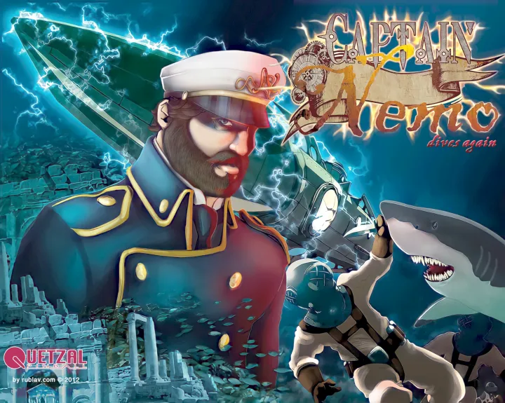 Fronton de la table Captain NEMO Dives Again