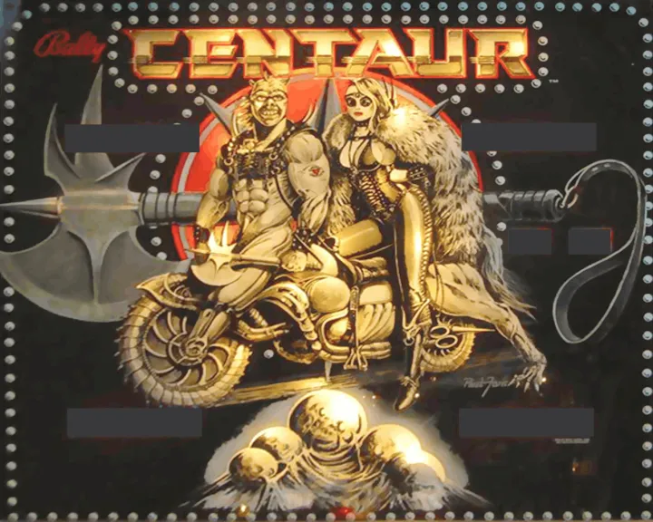 Fronton de la table Centaur