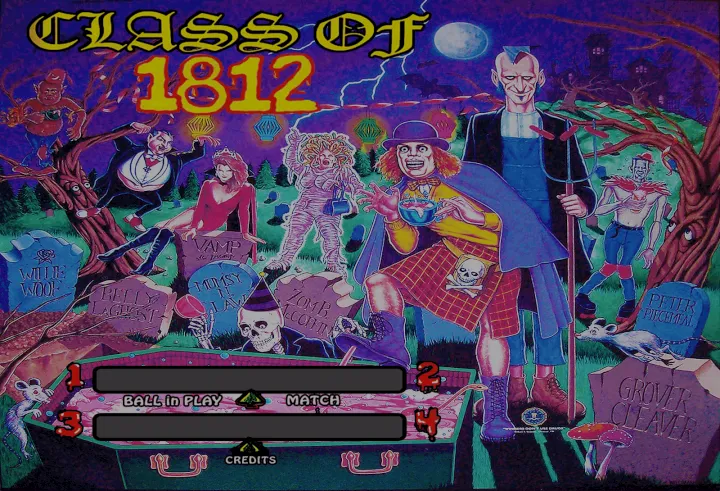 Fronton de la table Class of 1812