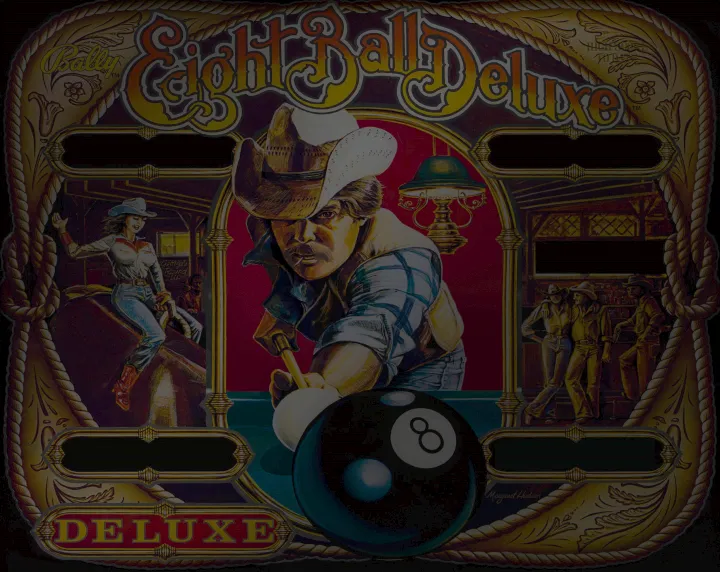 Fronton de la table Eight Ball Deluxe