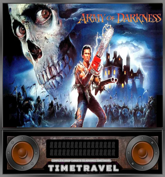 Fronton de la table Evil Dead 3 Army of Darkness