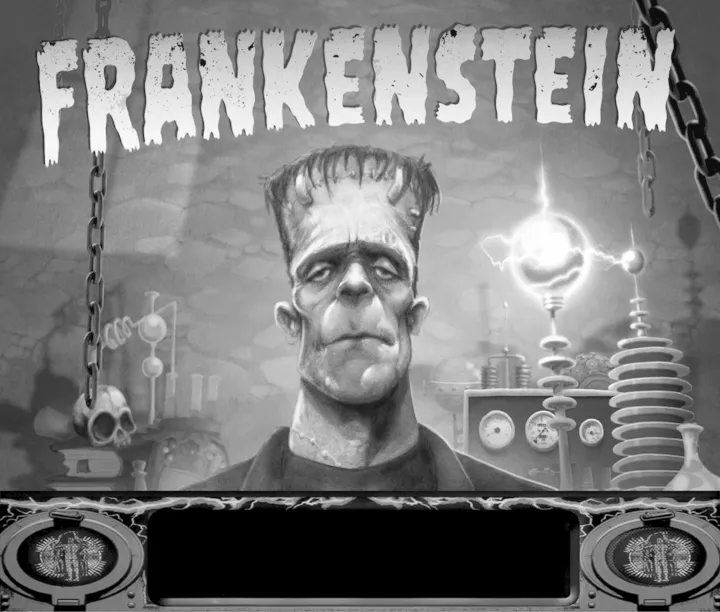 Fronton de la table Frankenstein - BW