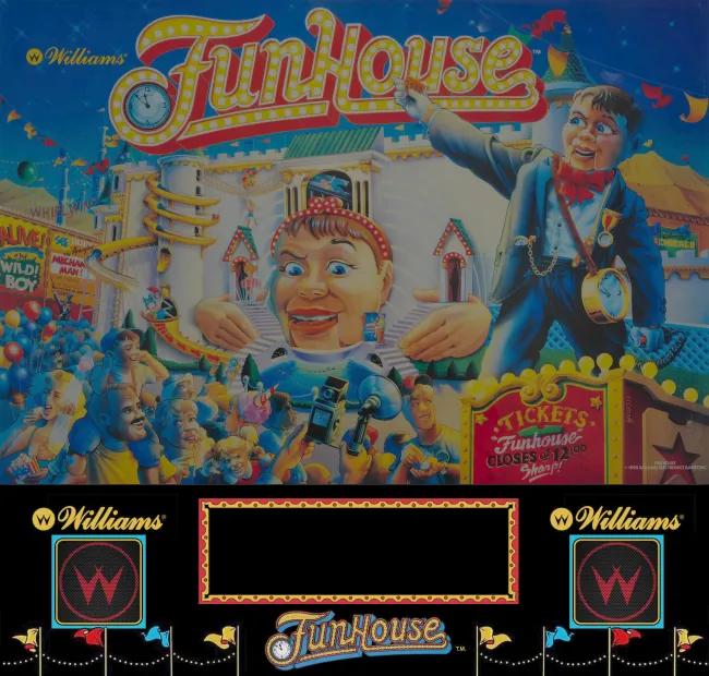 Fronton de la table Funhouse