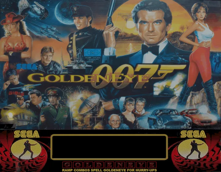 Fronton de la table Goldeneye