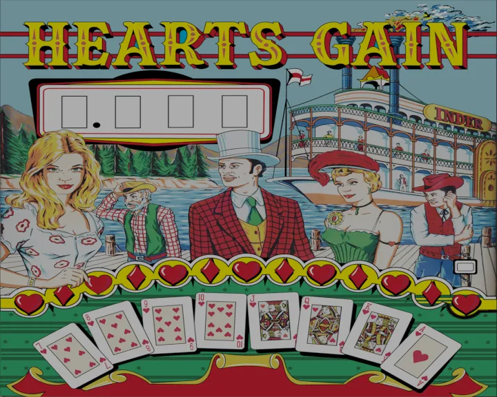 Fronton de la table Hearts Gain