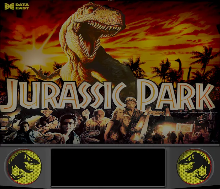 Fronton de la table Jurassic Park
