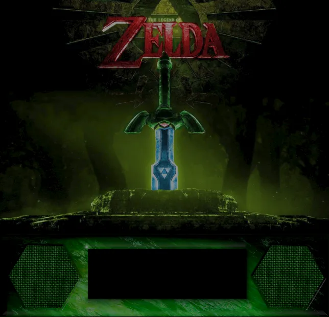 Fronton de la table Legend of Zelda