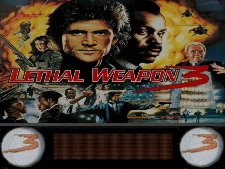 Fronton de la table Lethal Weapon 3