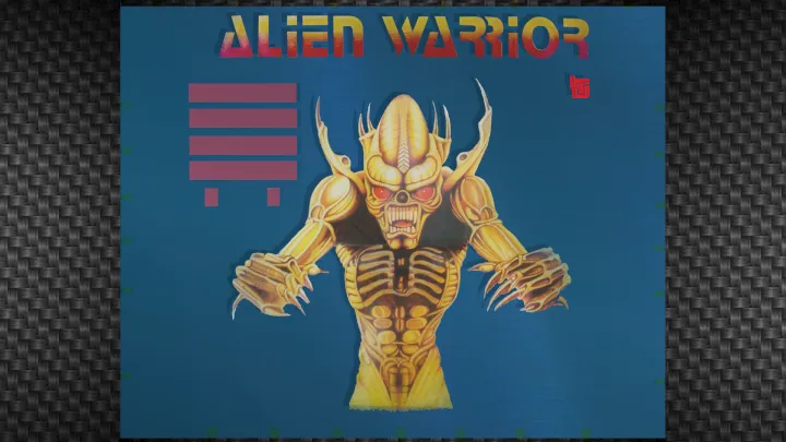 Fronton de la table LTD Alien Warrior