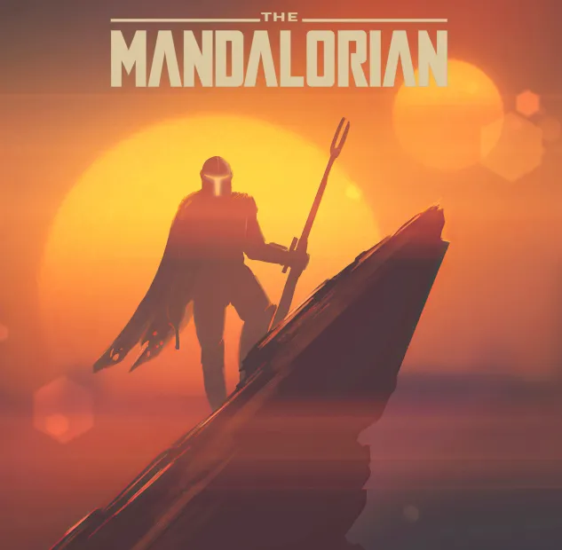 Fronton de la table Mandalorian