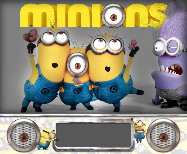 Fronton de la table Minions