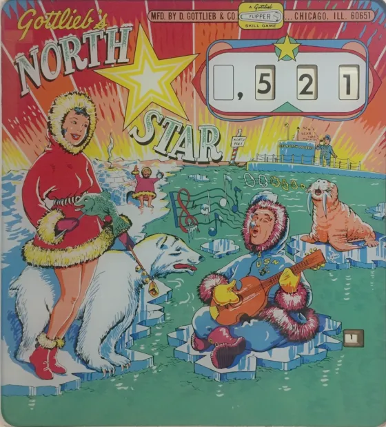 Fronton de la table North Star
