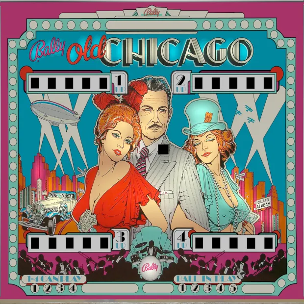 Fronton de la table Old Chicago
