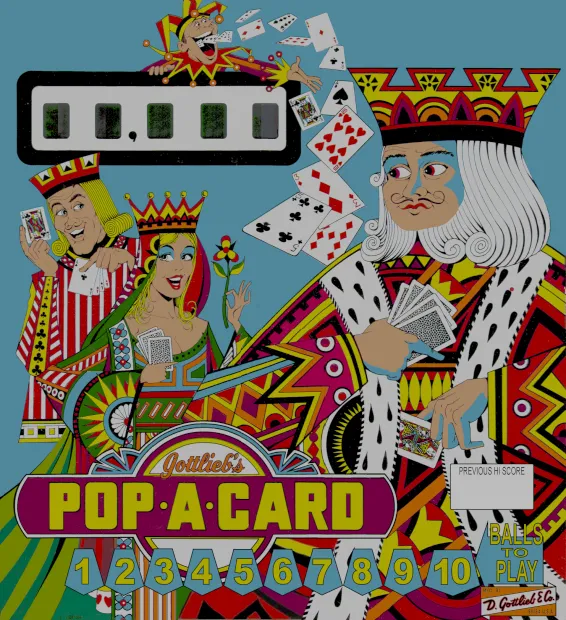Fronton de la table Pop A Card