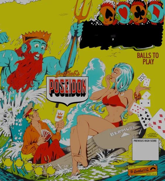 Fronton de la table Poseidon