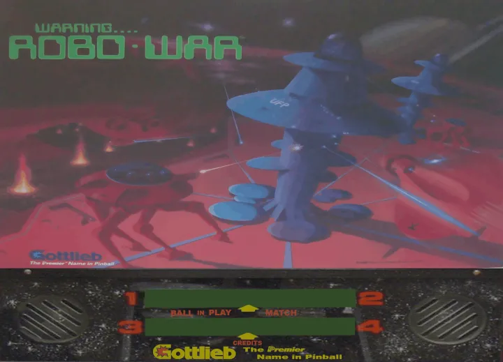 Fronton de la table Robo-War