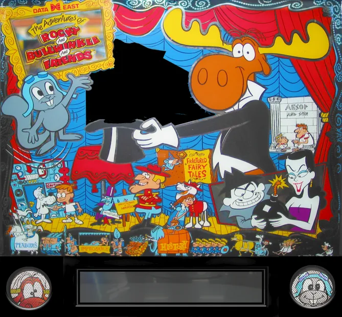 Fronton de la table Rocky & Bullwinkle And Friends